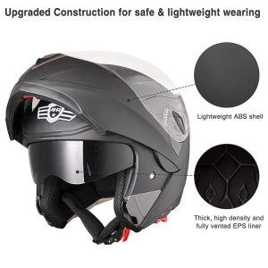 Bluetooth Motorcycle Helmet Black Dot Full Face