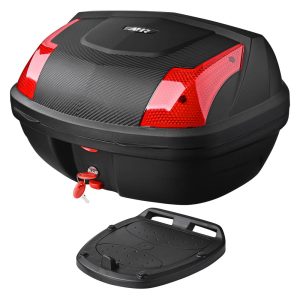 Motorcycle Trunk Top Case Scooter Luggage Storage Box 48L