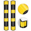 2Pcs Rubber Corner Guards Wall Protector 31 1/8H Round