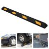 6' Rubber Curb Parking Block Wheel Stop Garage Car Stopper