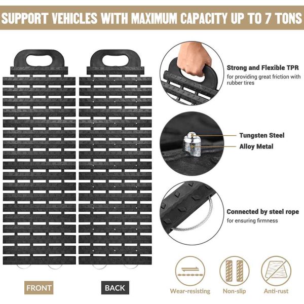 Recovery Traction Mats Tracks For Trucks 4X4 (Set Of 2)