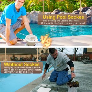 Pool Skimmer Socks For Skimmer Basket Clean