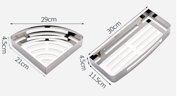 Bathroom Accessories Corner Shelf