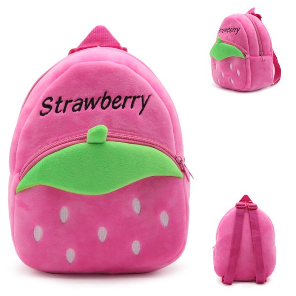 Children Strawberry Backpack