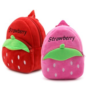 Children Strawberry Backpack