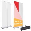 33 X 79 Aluminum Retractable Banner Stand W/ Bag