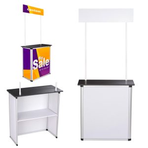 Portable Promotional Demo Counter Trade Show Display