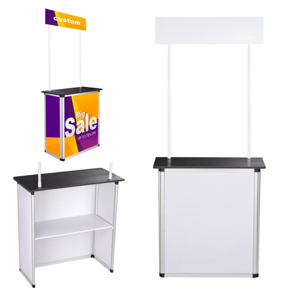 Portable Promotional Demo Counter Trade Show Display