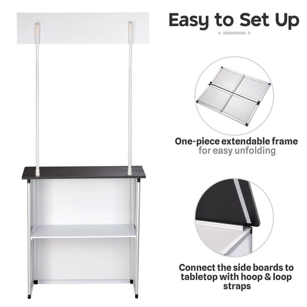 Portable Promotional Demo Counter Trade Show Display