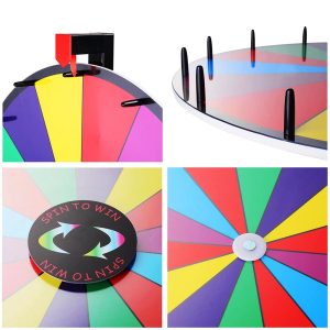 Winspin 24 Tabletop Dry Erase Spinning Prize Wheel