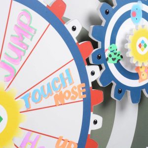 Winspin Gears Prize Wheel Spinner Tabletop, 24