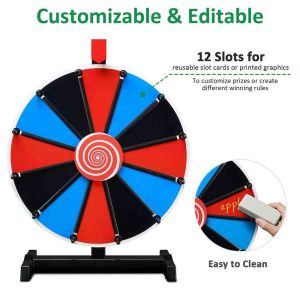 Winspin 15 Inch Prize Wheel Tabletop Dry Erase