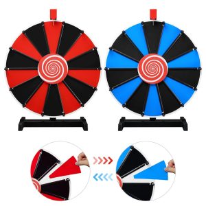 Winspin 18 Tabletop Dry Erase Prize Wheel Custom Slots