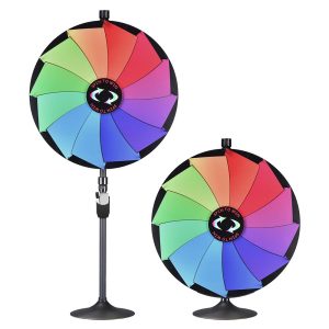 Winspin 36 Prize Wheel 2In1 Tabletop Or Floor Stand 12-Slot