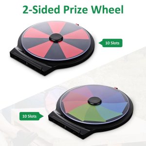 Winspin Drinking Game 10 Prize Wheel Tabletop & Stand-Up For Club