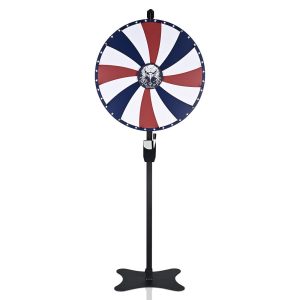 Winspin 24 Prize Wheel Floor Stand Or Tabletop Patriotic Eagle