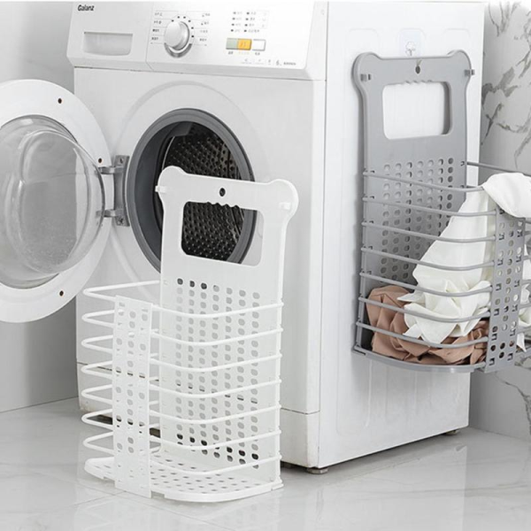 Foldable Laundry Storage Basket With Handle