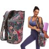 Yoga Bag Backpack With Large Size Zipper Pocket Fit Most Size Mats