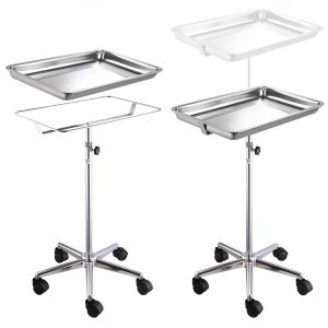 Mayo Instrument Stand With Removable Tray 5 Casters