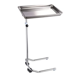 Mayo Instrument Stand With Removable Tray Single Post