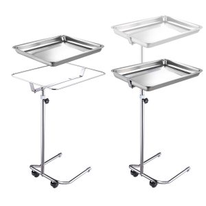 Mayo Instrument Stand With Removable Tray Single Post