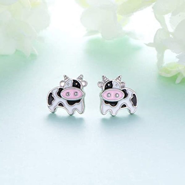 Cow Stud Earrings