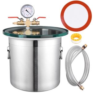 3 Gallon Degassing Stainless Steel Vacuum Chamber