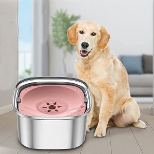 Splashshield Spill Proof Water Bowl For Large Dogs