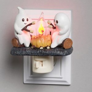 1 1 (2Pcs) Phantasm Halloween Ghost Campfire Flickering Nightlight