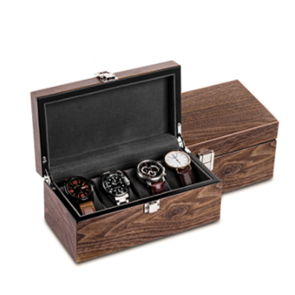 Walnut Watch Storage Organizer Box