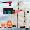 Windproof Cotton Padded Usb Heating Coat