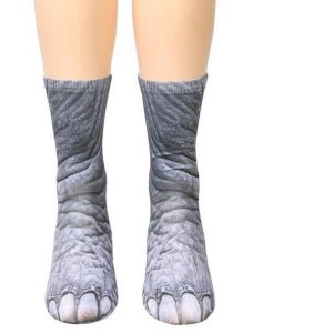 3D Animal Paw Socks Adult Cute Cat Claws Socks Unisex Long Socks