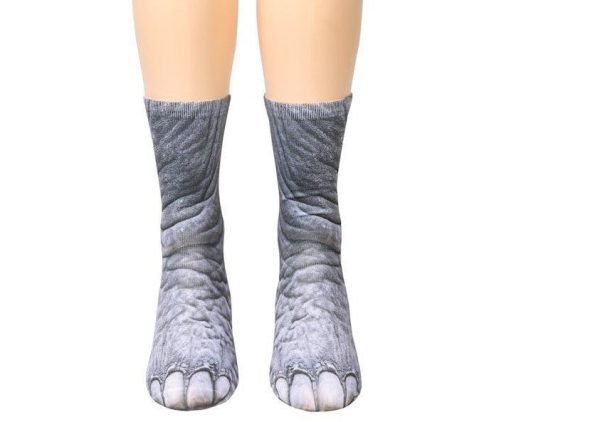 3D Animal Paw Socks Adult Cute Cat Claws Socks Unisex Long Socks