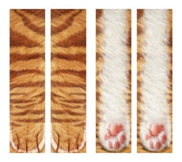 3D Animal Paw Socks Adult Cute Cat Claws Socks Unisex Long Socks