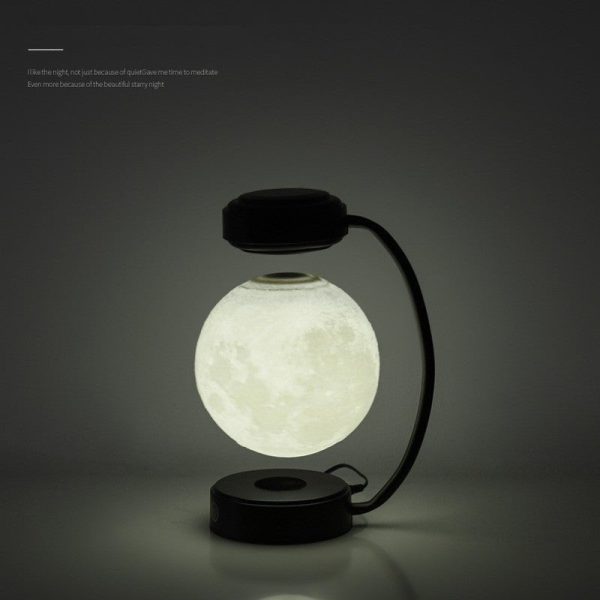 3D Led Moon Night Light Wireless Magnetic Levitating Rotating Floating Ball Lamp