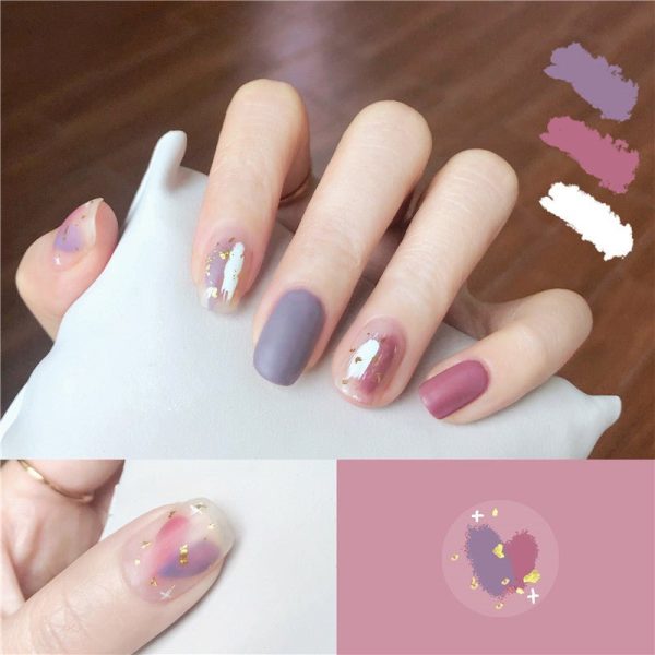 3D Nail Art Patch Nail Polish Sticker Finished Foot Nail Sticker