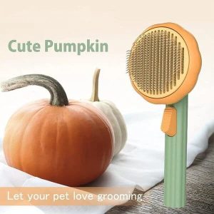 Pumpkin Self Cleaning Cat Brush ( $11.99)