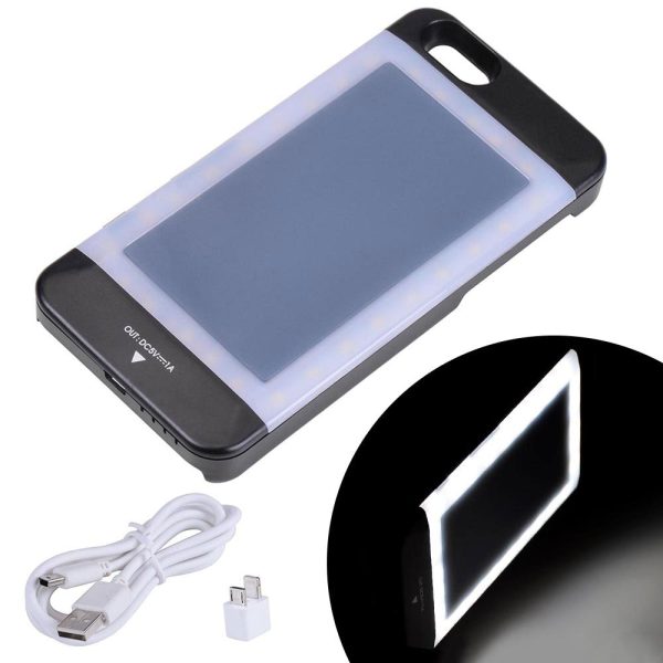 Iphone 6/6S Battery Case Built-In Led Light W/ Charger Color Opt