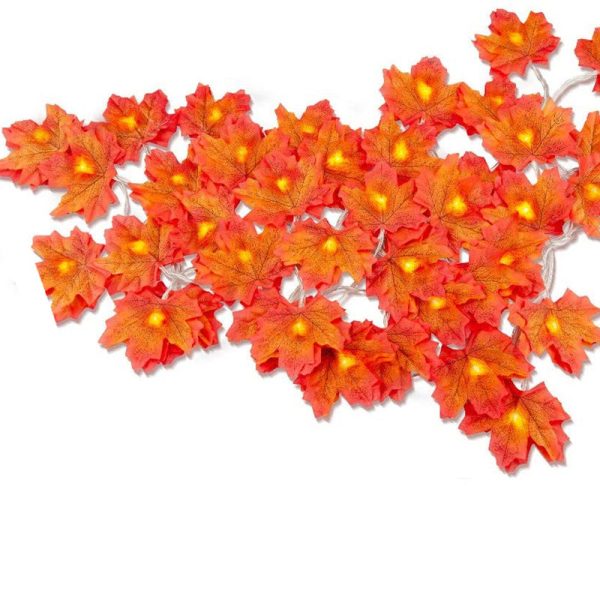 Mapelite Halloween Maple Leaf Led Light String