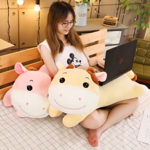 Cartoon Cute Soft Cuddly Cow Pillow Plush Toy