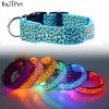 Leopard Deisgn Led Dog Collar