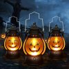 Halloween Horror Pumpkin Lantern Led Decorations Handheld Lamp