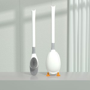 Diving Duck Long Handle Toilet Brush Without Dead Angle