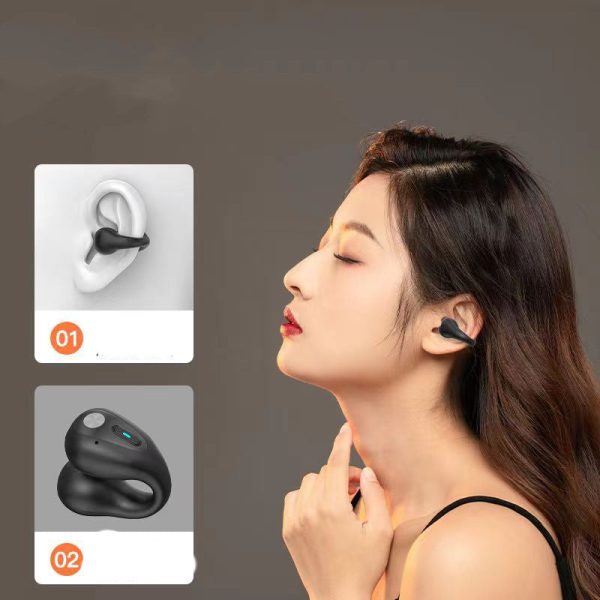 Bone Conduction Tws Earbuds Bluetooth 5.3 Touch Wireless