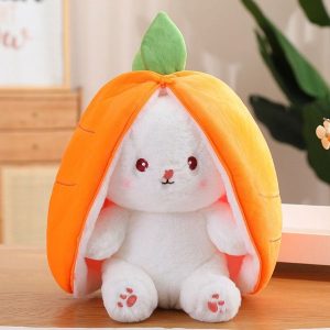 Strawberry Carrot Bunny Plush Toy