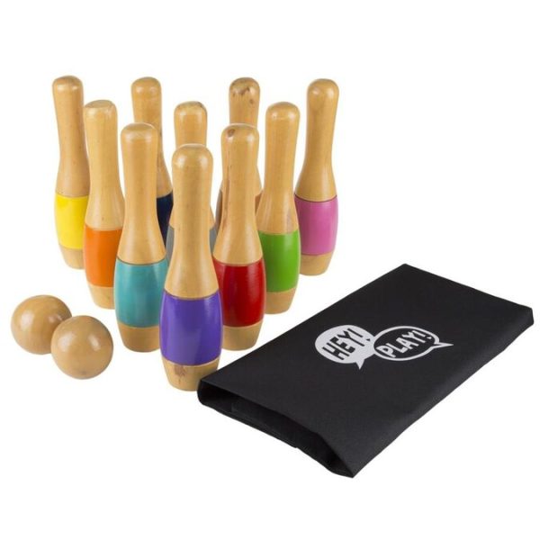 Ultimate Outdoor Wooden Lawn Bowling Set