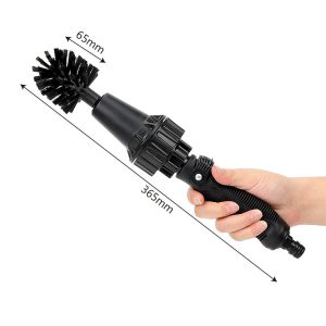 Water-Driven Rotary Cleaning Water Spray Brush