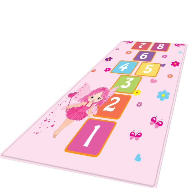 Cartoon Bedroom Flannel Absorbent Mat