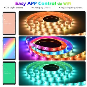 Lifesmart Cololight Smart Light Strip Kit Voice Music Wifi App 6.6Ft 60-Led