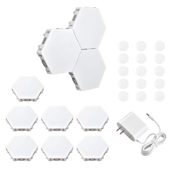 Lifesmart Touch Led Light Kit Wall-Mounted White Set Of 10